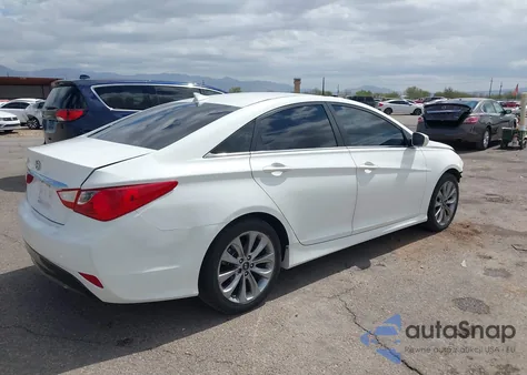 2014 Hyundai Sonata Gls z USA, uszkodzony, nr VIN 5NPEB4AC7EH854350